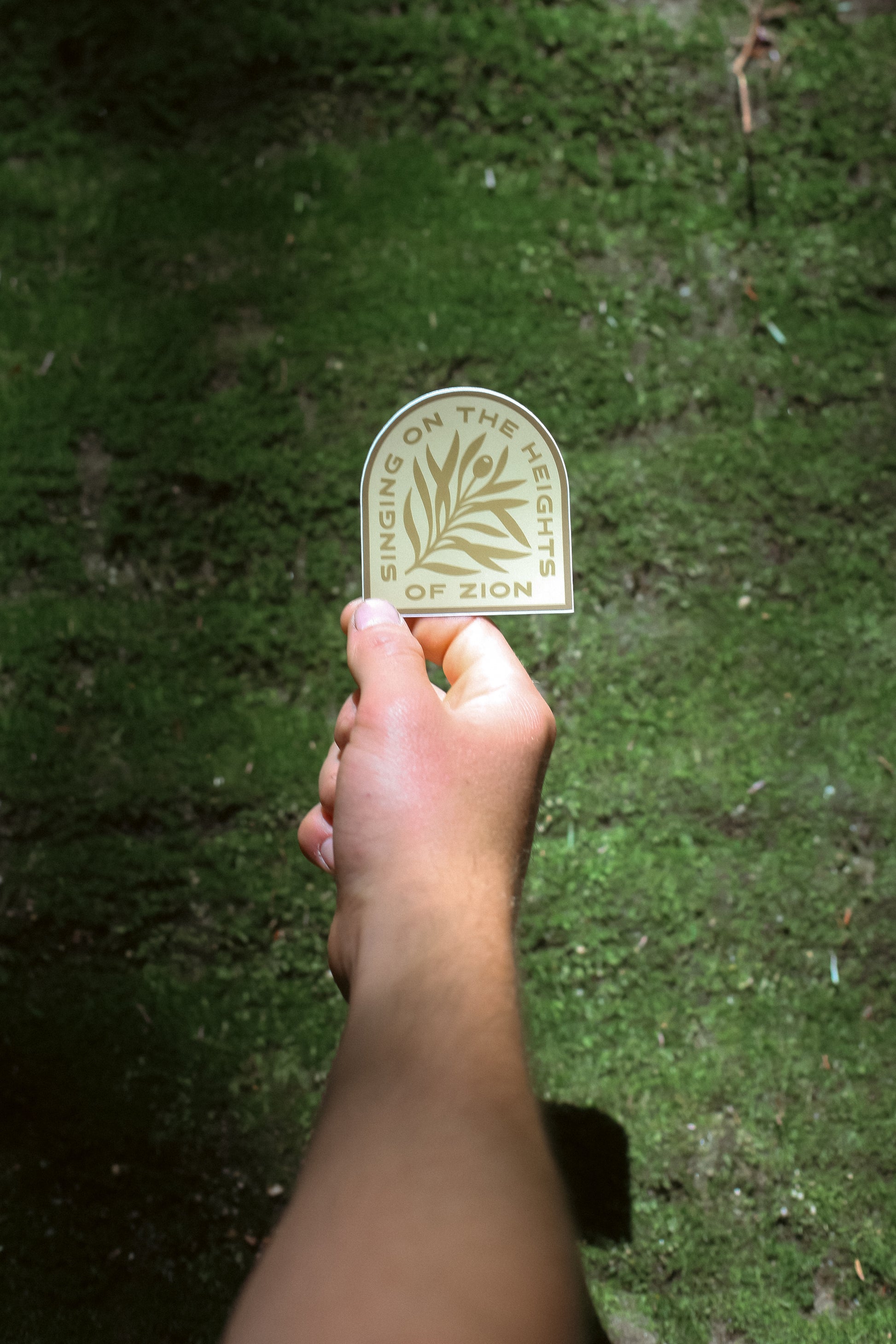'Heights of Zion' Vinyl Sticker