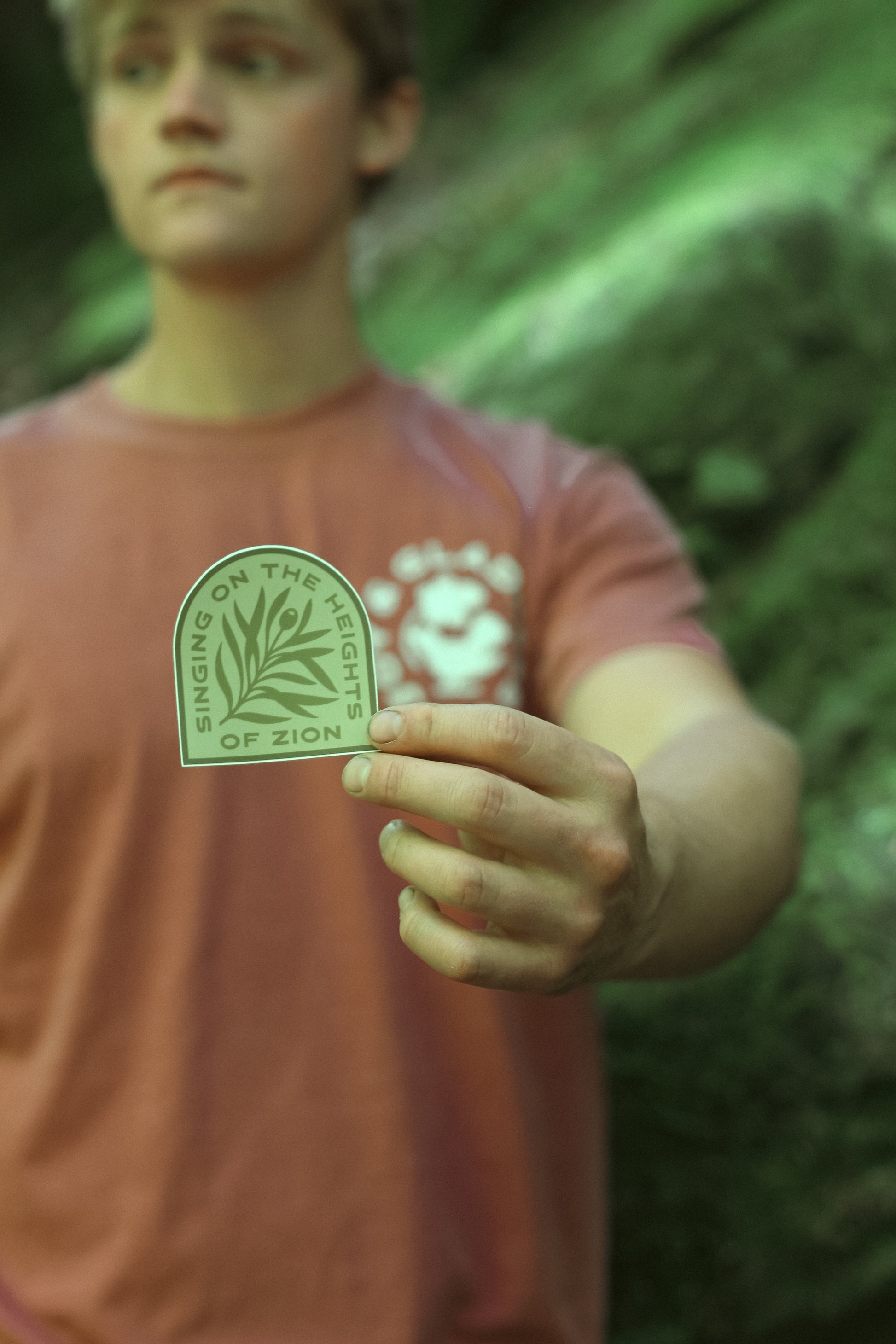 'Heights of Zion' Vinyl Sticker
