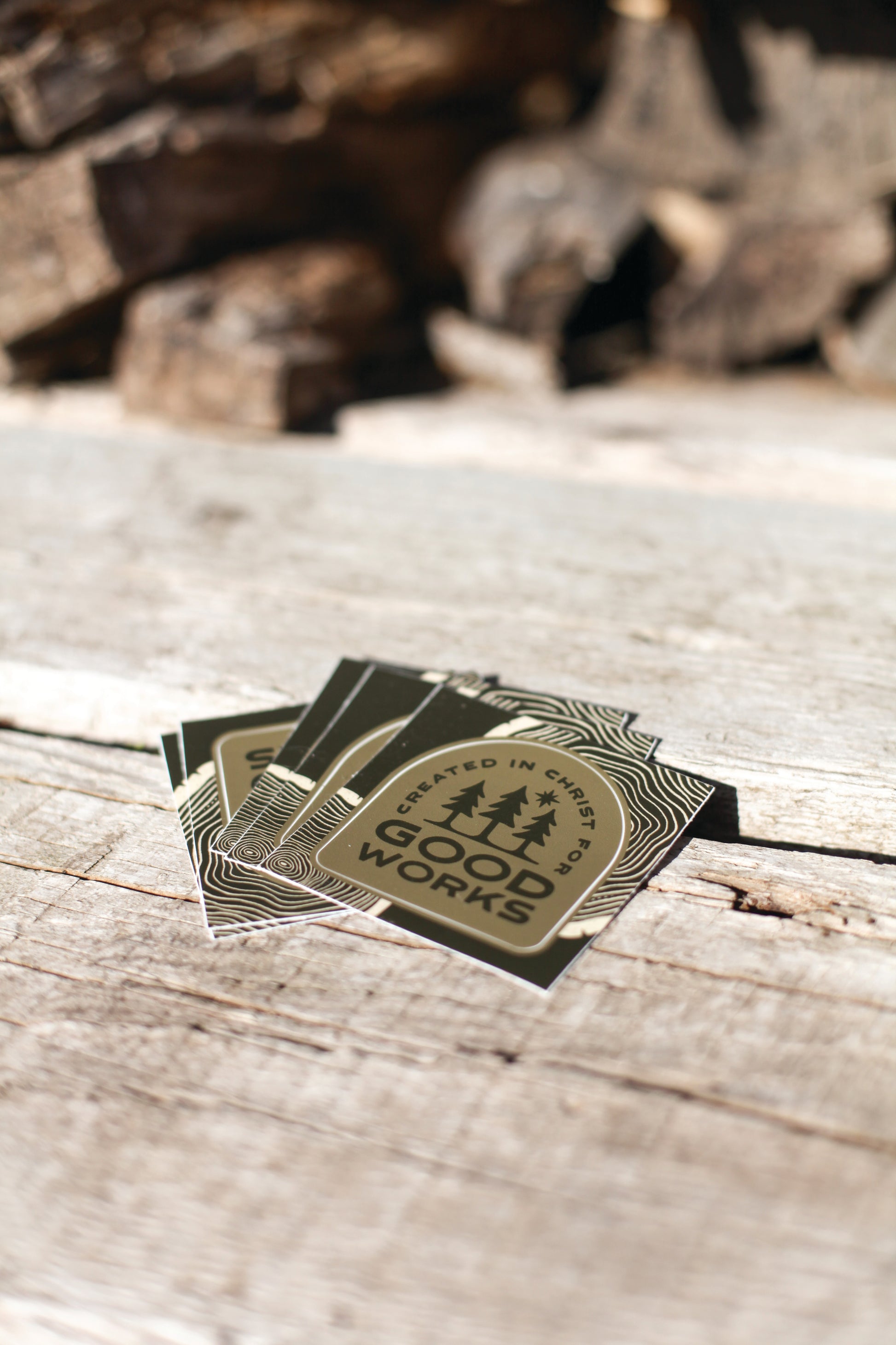 'Created in Christ' Vinyl Sticker